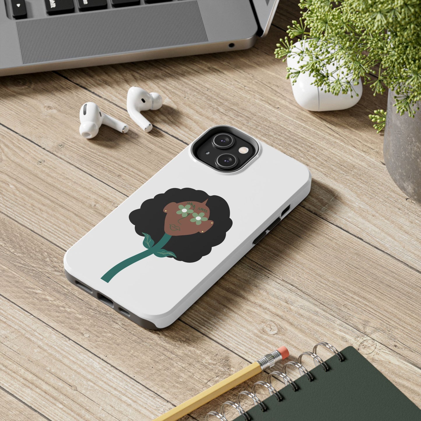 Flower Eyes Tough Phone Cases