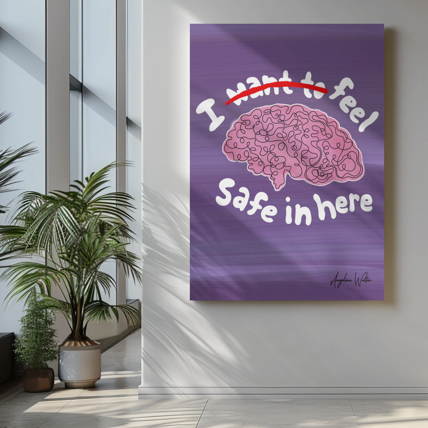 Safe In Here Canvas