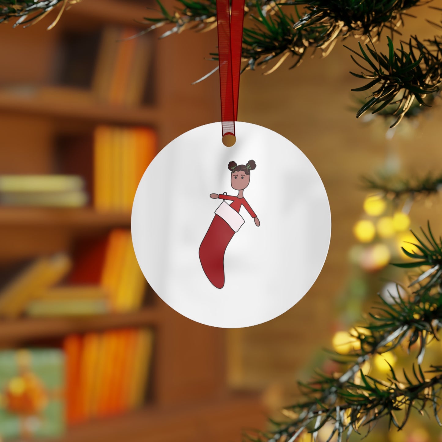 Stocking Girl Ornaments