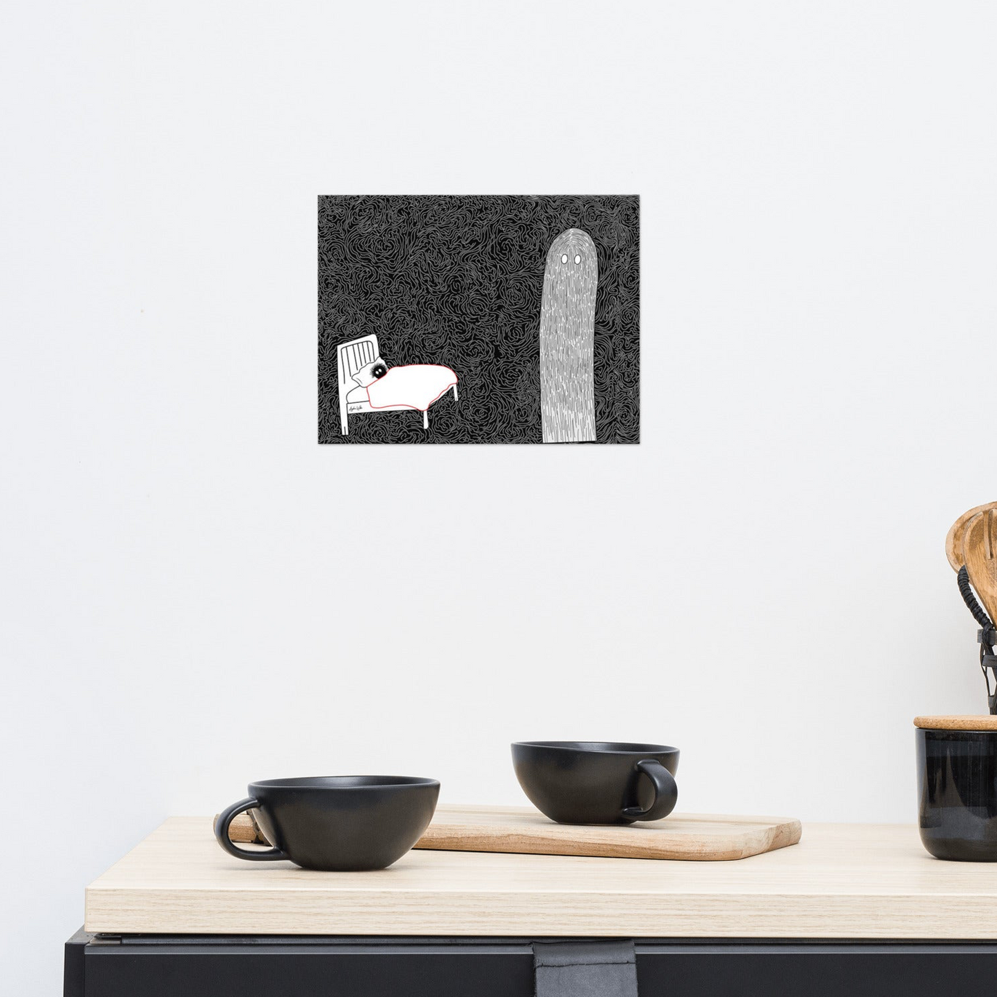 The Monster In My Room Is Me Print