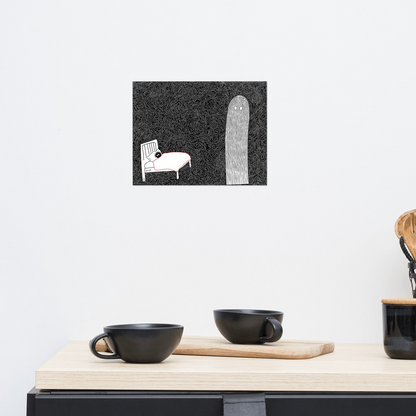 The Monster In My Room Is Me Print