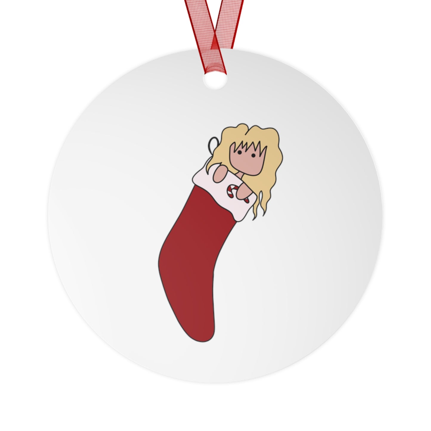 Stocking Blonde Ornaments