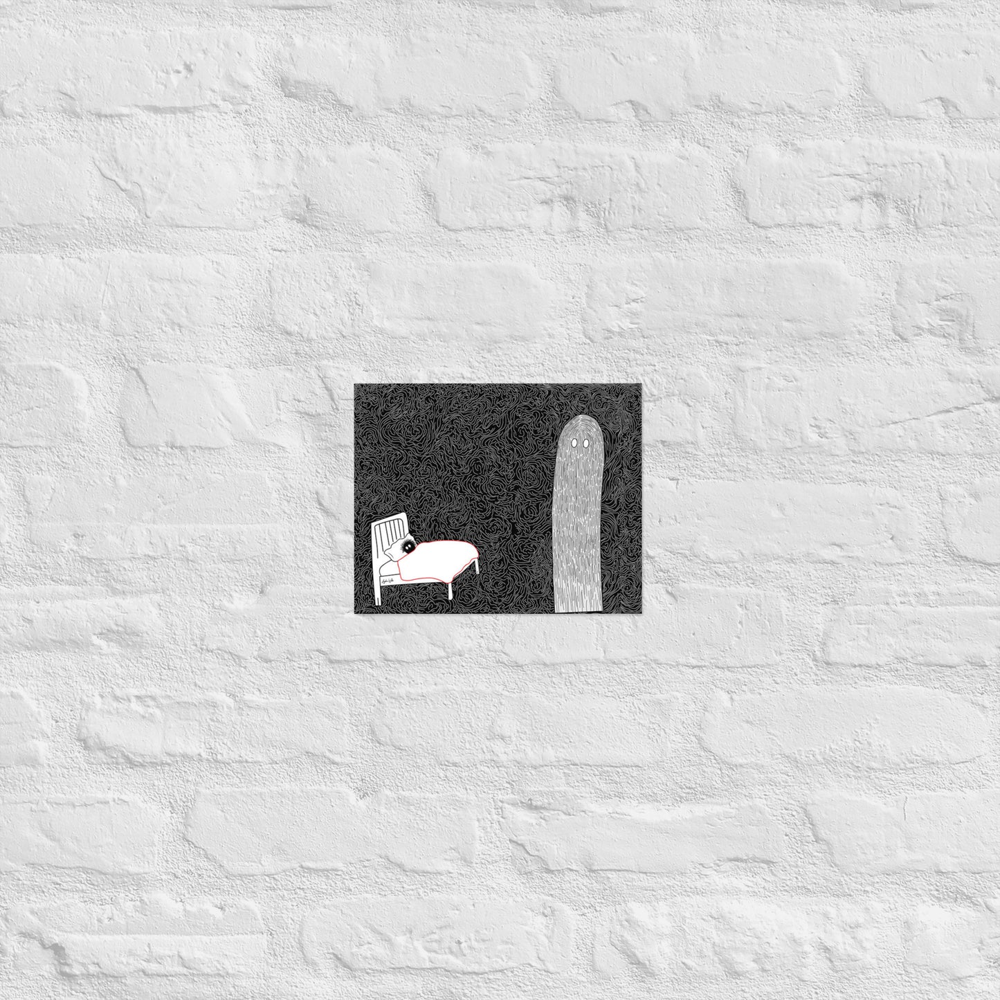 The Monster In My Room Is Me Print