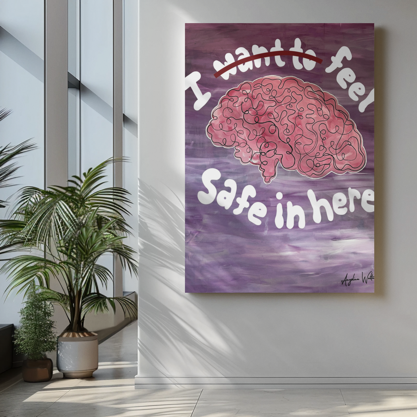 Safe In Here Canvas