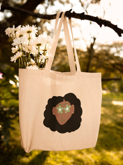 Flower Eyes Tote Bag