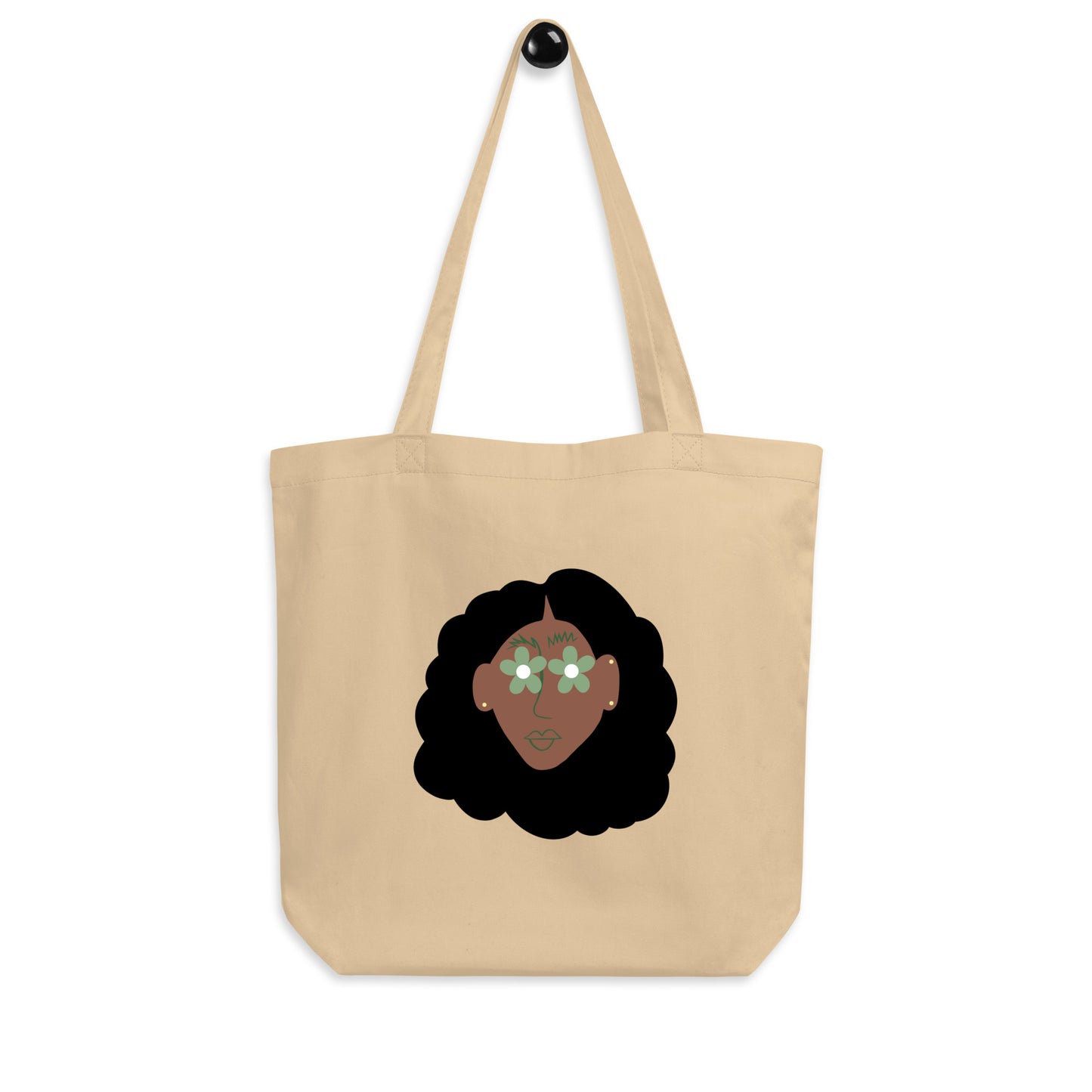 Flower Eyes Tote Bag