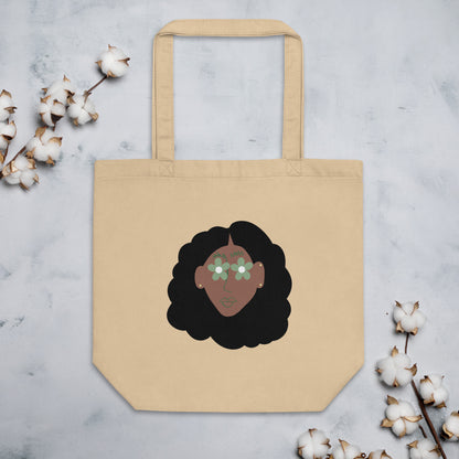 Flower Eyes Tote Bag